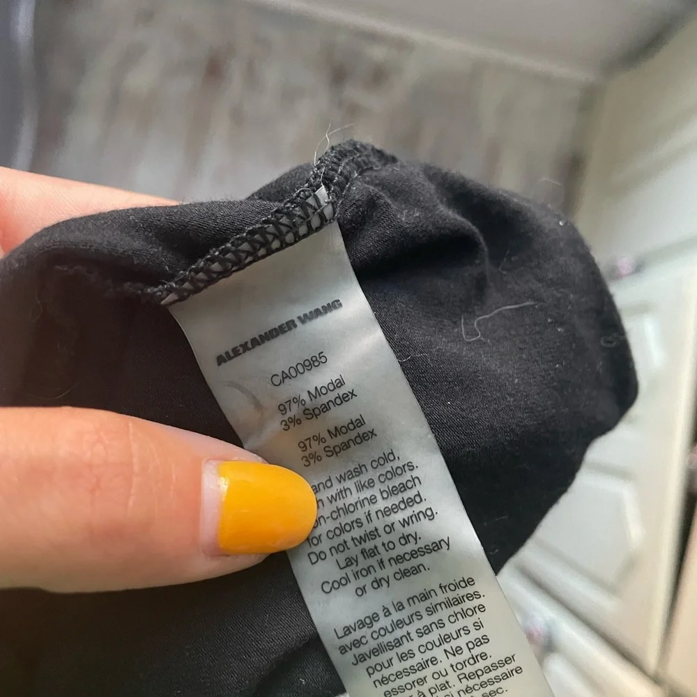 T by Alexander Wang thin strap camisole - Picture 3 of 6